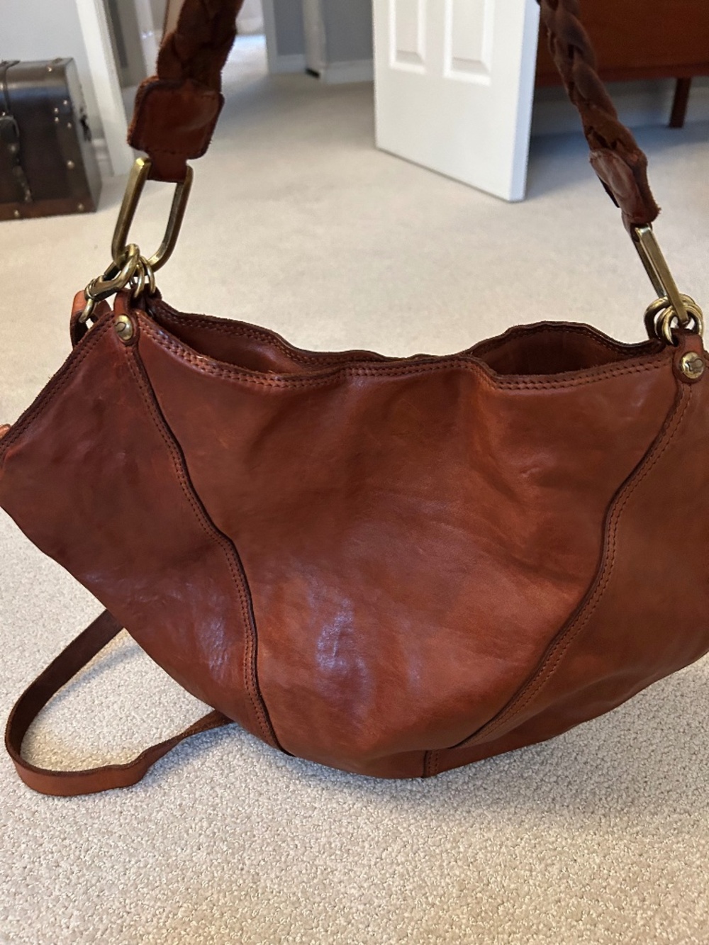 Campomaggi brown shoulder bag